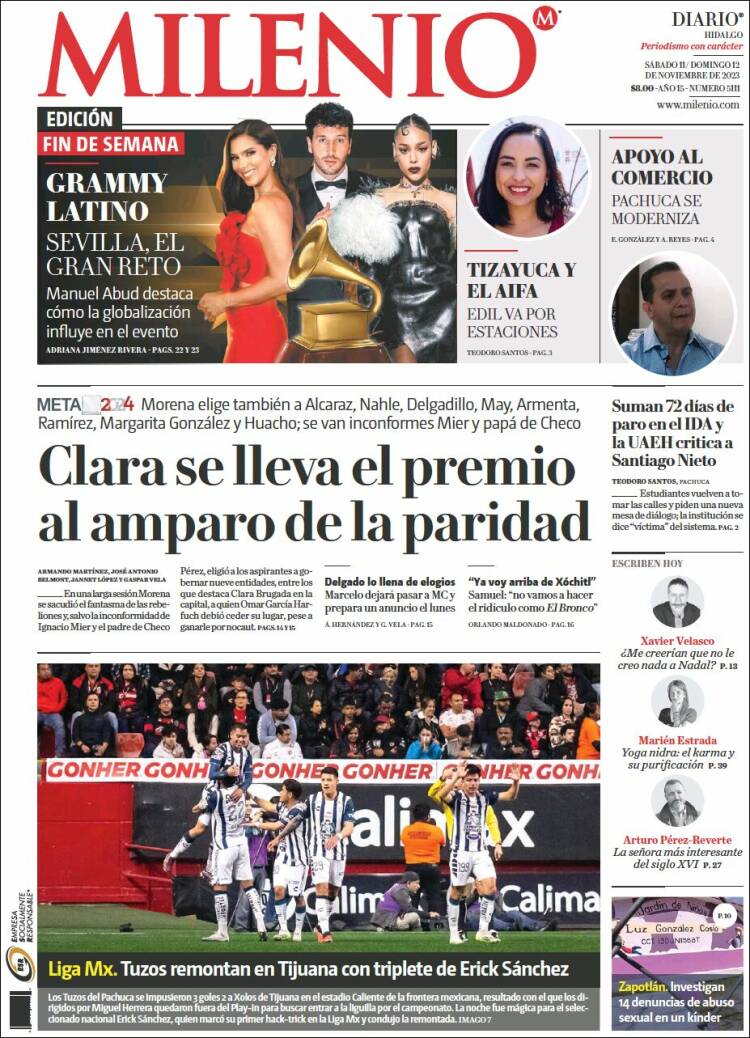 Portada de Milenio de Hidalgo (México)