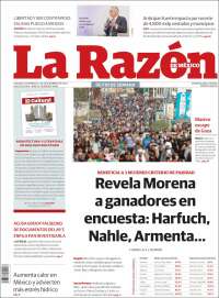 Portada de La Razón (México)