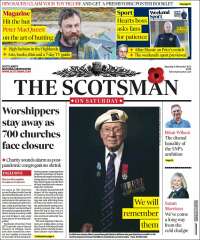 Portada de The Scotsman (Reino Unido)