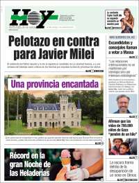Portada de Diario Hoy (Argentina)