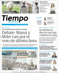 Portada de Tiempo Argentino (Argentina)