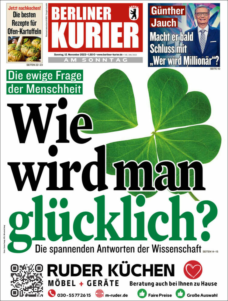 Portada de Berliner Kurier - Startseite BK (Alemania)