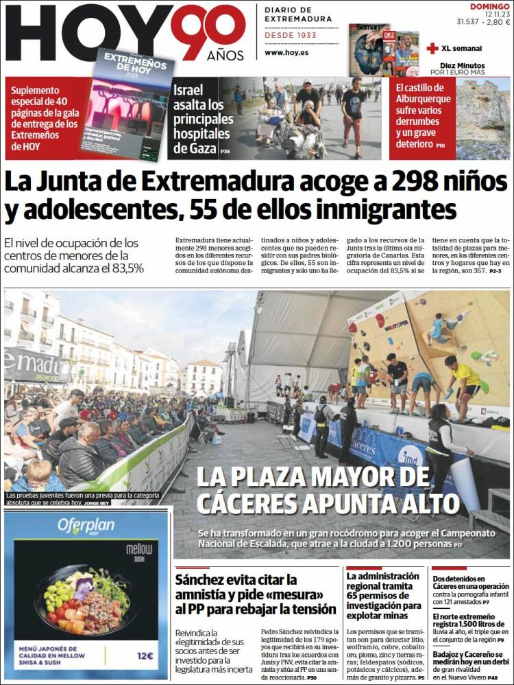 Portada de Hoy - Badajoz (España)