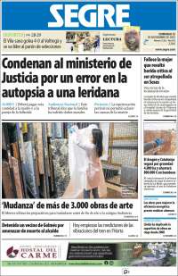 Portada de Segre  (España)