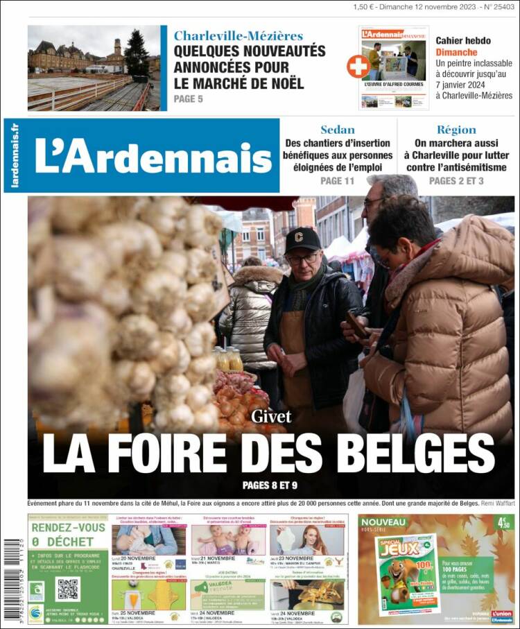 Portada de L'Ardenais (Francia)
