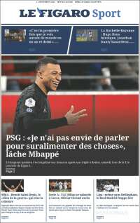 Portada de Le Figaro Sport (Francia)