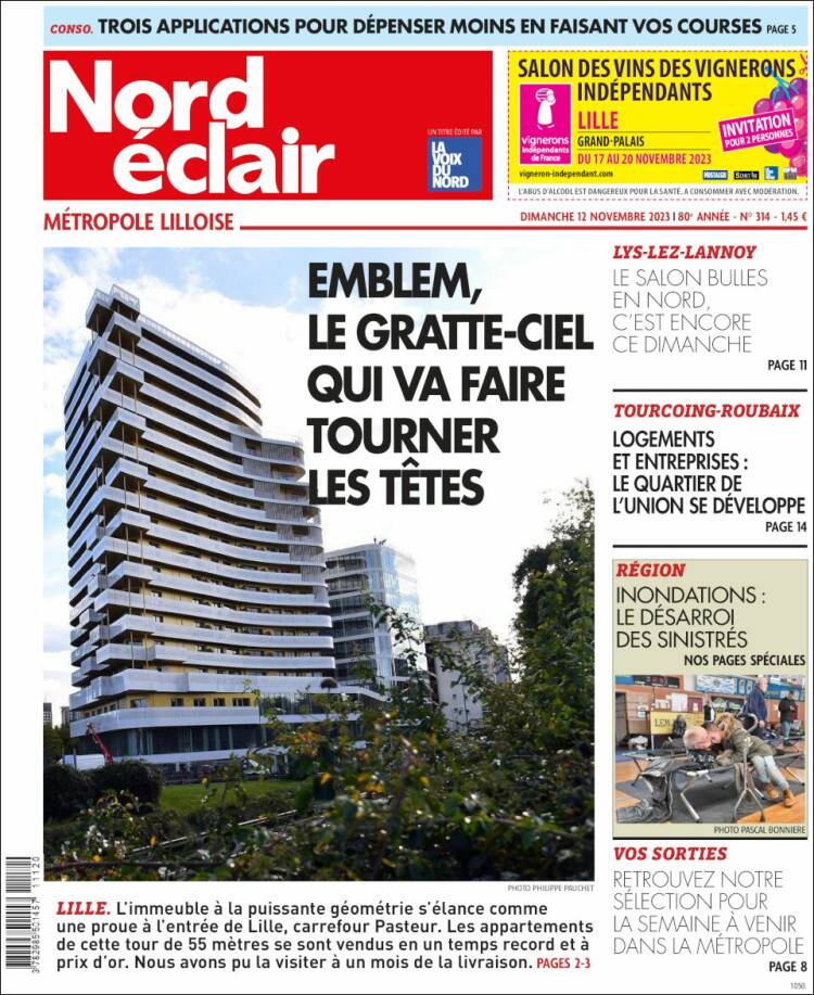 Portada de Nord Éclair (Francia)