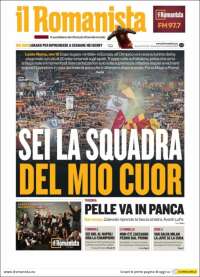 Portada de Romanista (Italia)