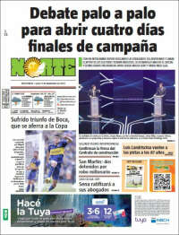 Portada de Diario Norte (Argentina)