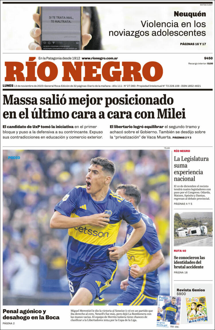 Portada de Rio Negro (Argentina)