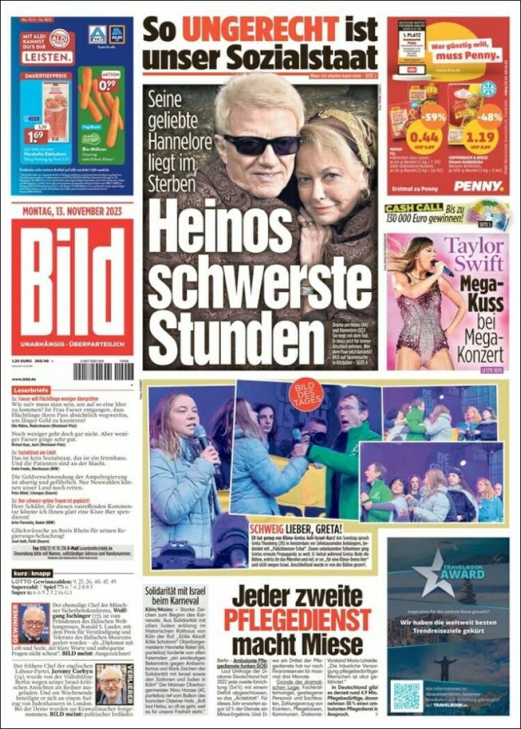 Portada de Bild (Alemania)