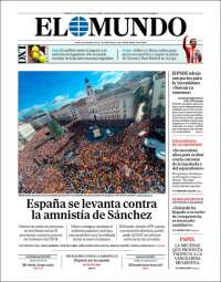 Portada de El Mundo (España)