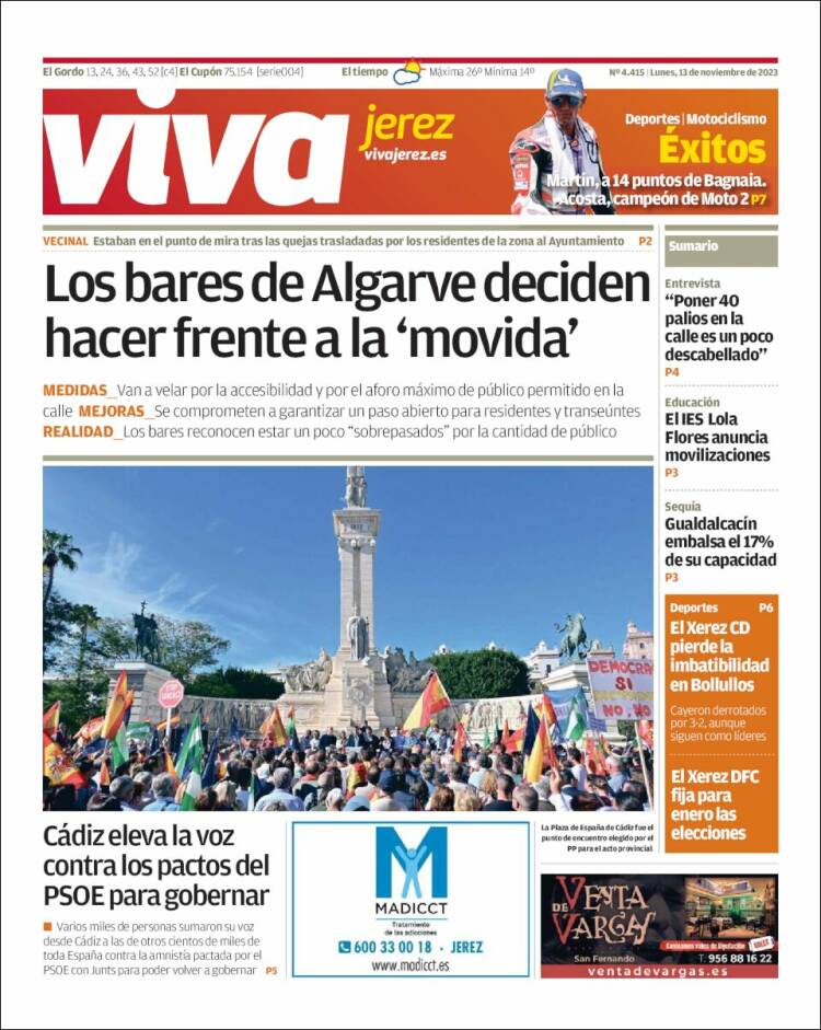 Portada de Información - Jerez (España)