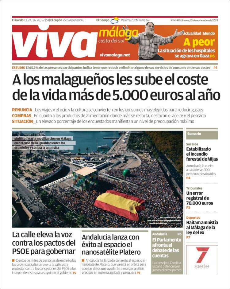 Portada de Viva Málaga (España)