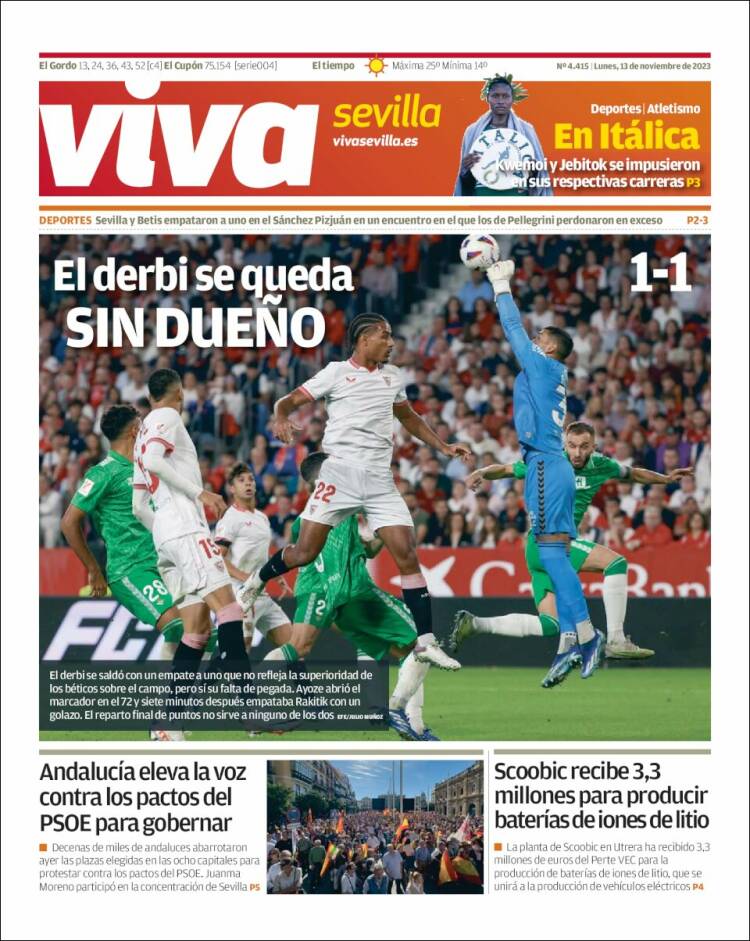 Portada de Viva Sevilla (España)