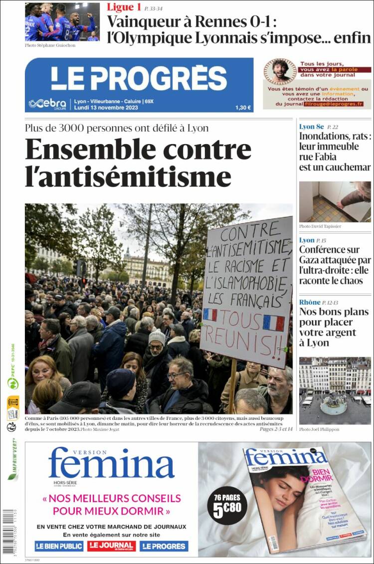 Portada de Progres de Fecamp (Francia)