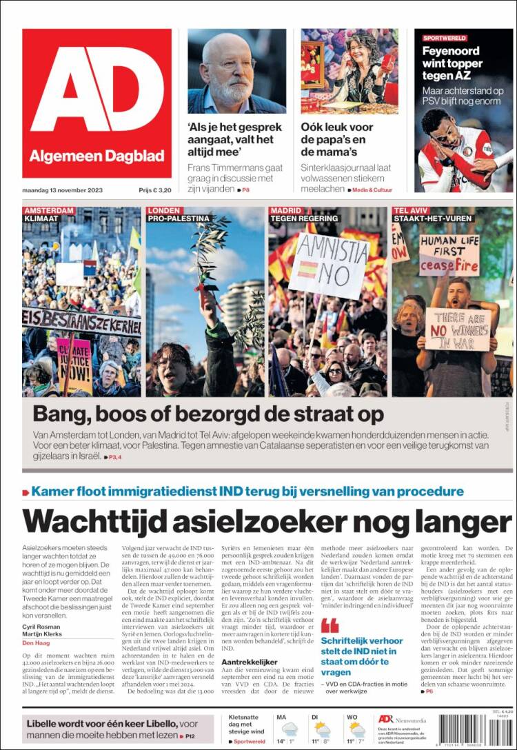 Portada de AD (Pa&iacute;ses Bajos)
