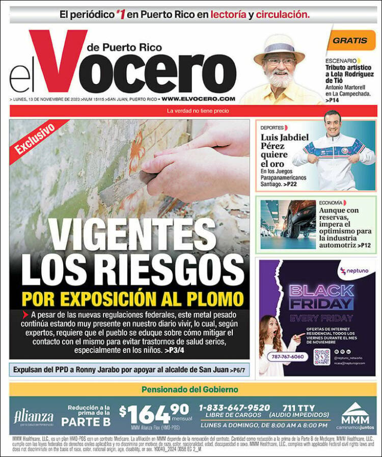 Portada de Vocero (Puerto Rico)