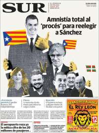 Portada de Diario el Sur (España)