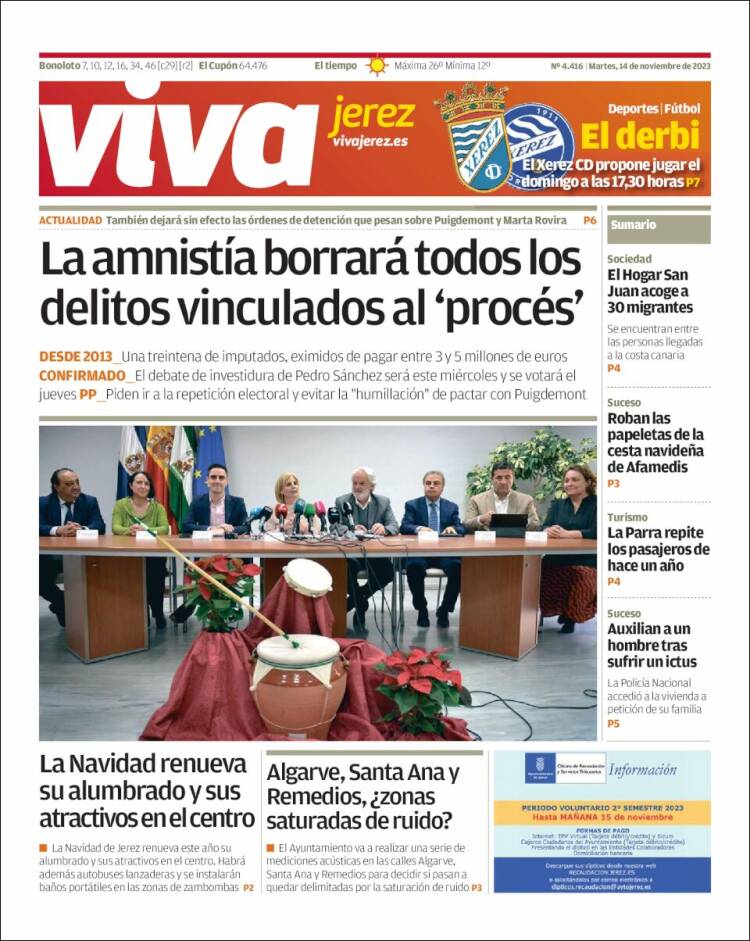 Portada de Información - Jerez (España)