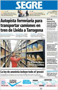 Portada de Segre  (España)