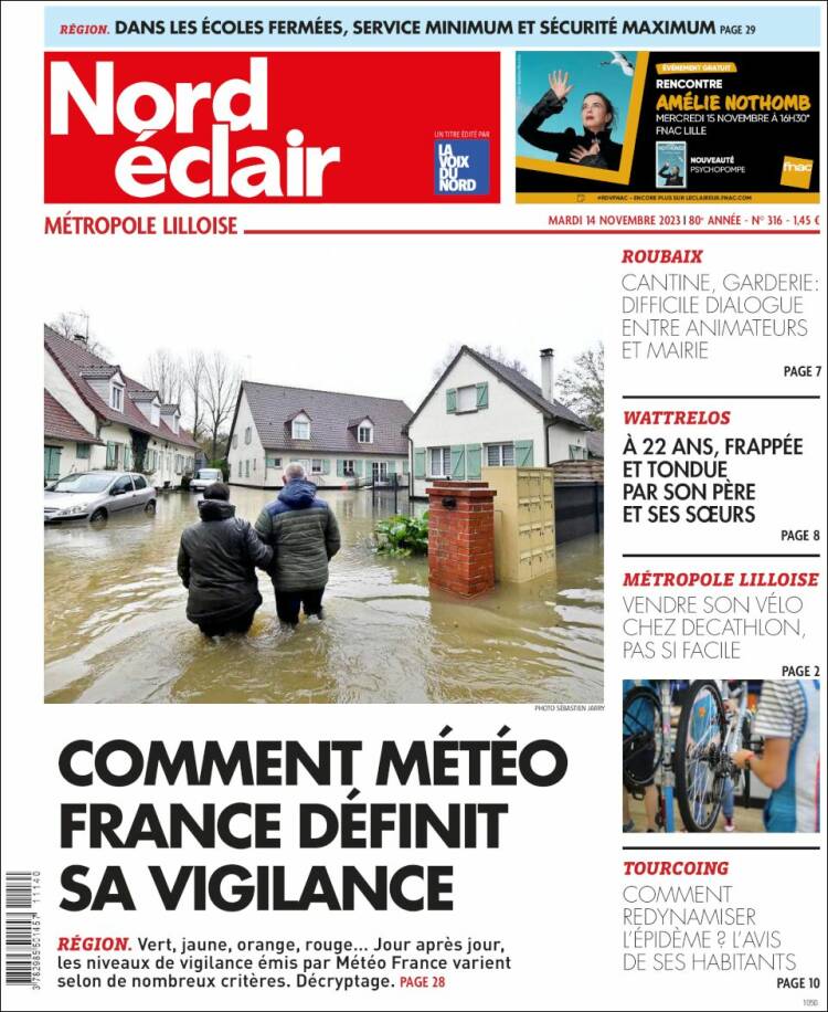 Portada de Nord Éclair (Francia)