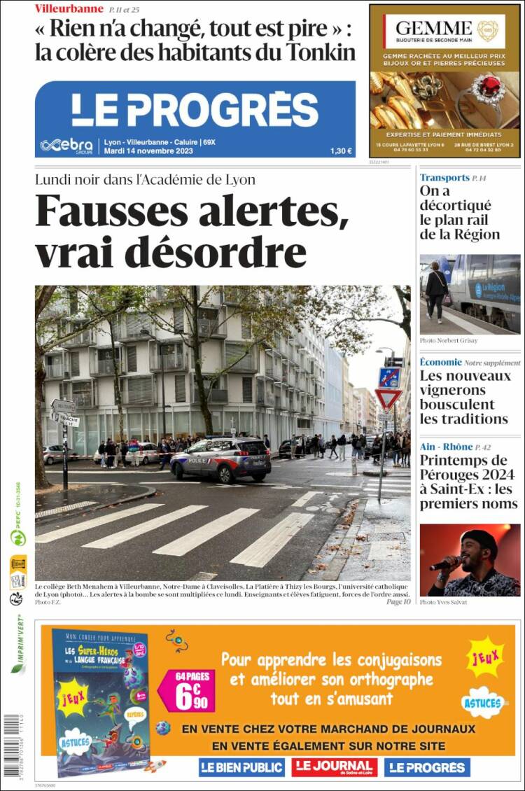 Portada de Progres de Fecamp (Francia)