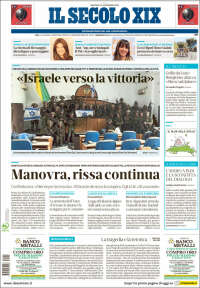 Portada de Il Secolo XIX (Italia)