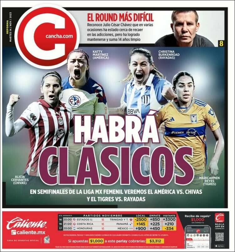 Portada de Cancha (M&eacute;xico)