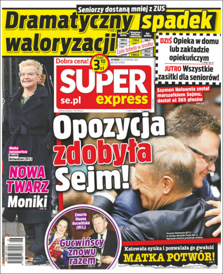 Portada de Super Express (Polonia)