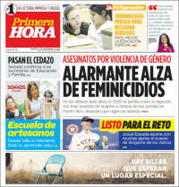 Portada de Primera Hora (Puerto Rico)