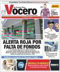 Portada de Vocero (Puerto Rico)