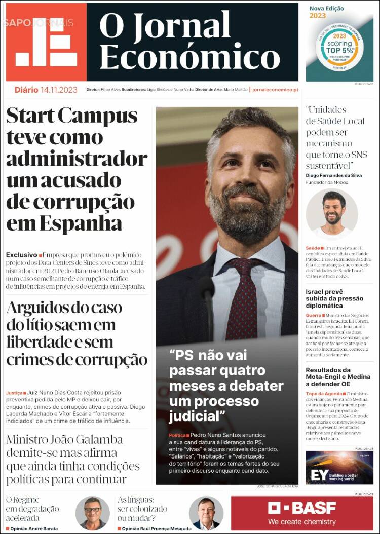 Portada de Oje (Portugal)