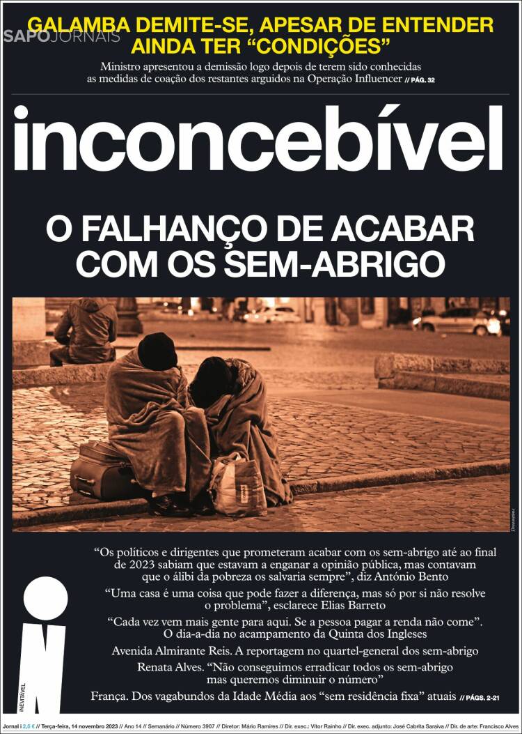 Portada de I - informação (Portugal)