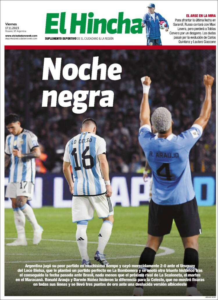 Portada de El Hincha (Argentina)
