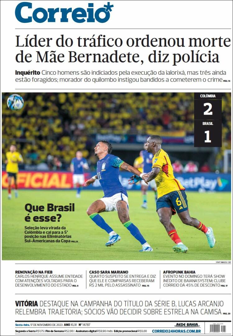 Portada de Correio* (Brasil)
