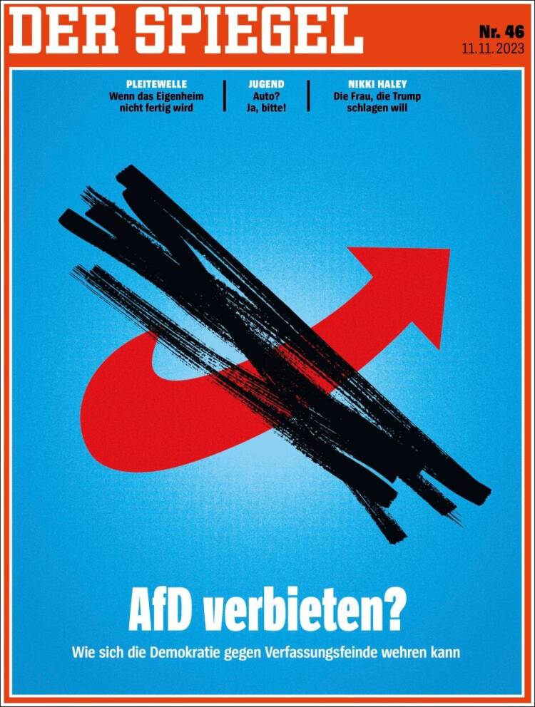 Portada de Der Spiegel (Alemania)