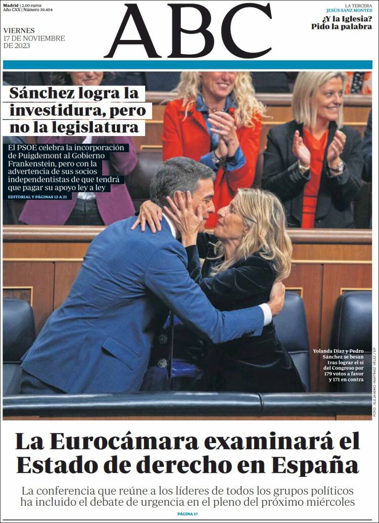 Portada de ABC (España)