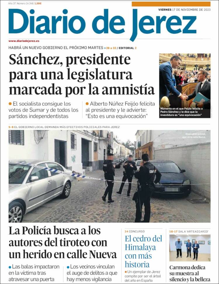 Portada de Diario de Jerez (España)