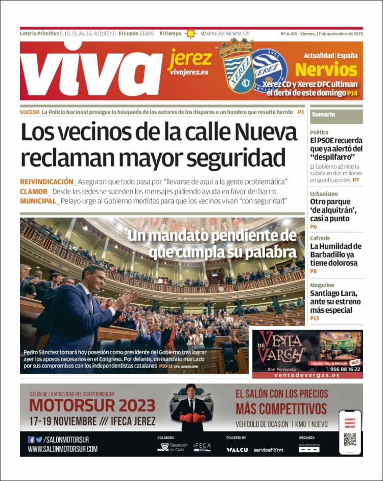 Portada de Información - Jerez (España)