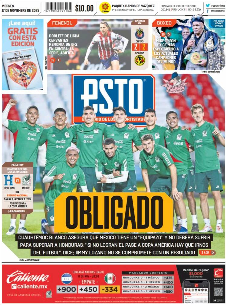 Portada de Esto (M&eacute;xico)