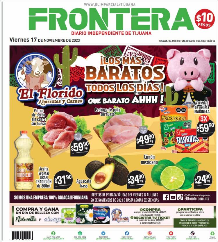Portada de Frontera (M&eacute;xico)
