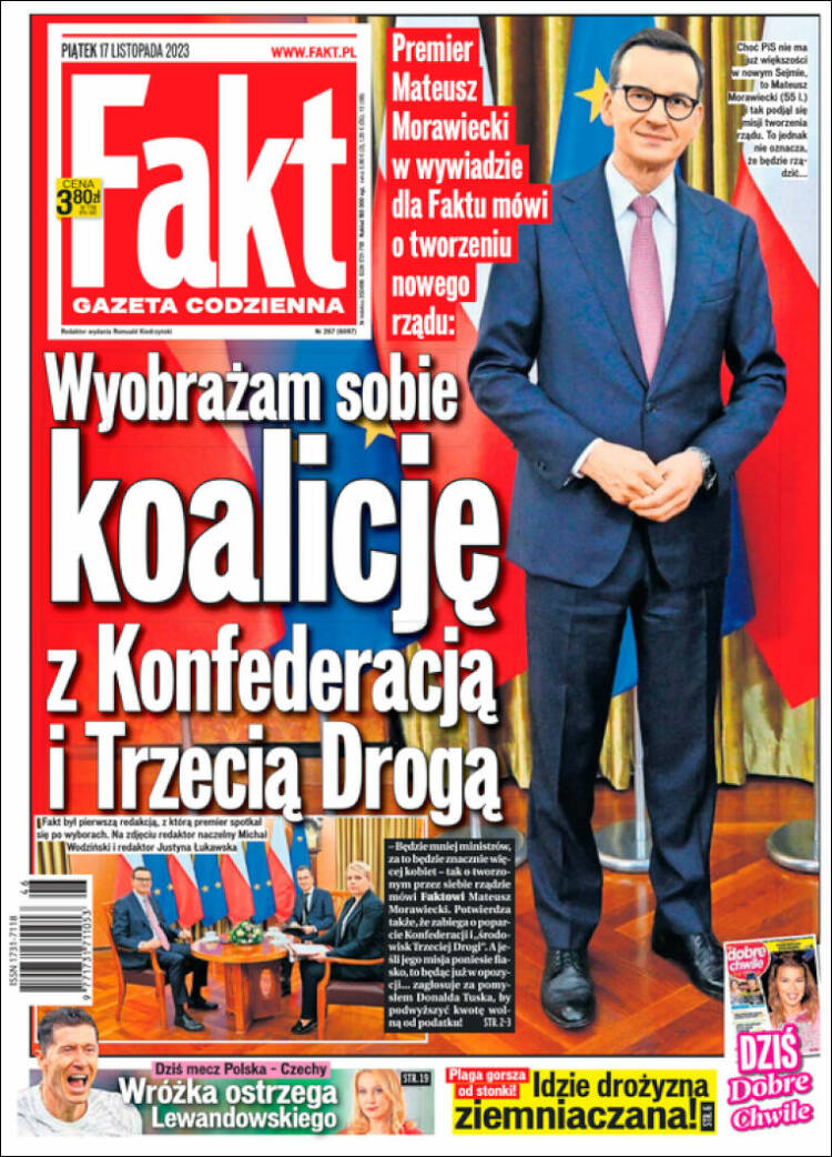 Portada de Fakt (Polonia)