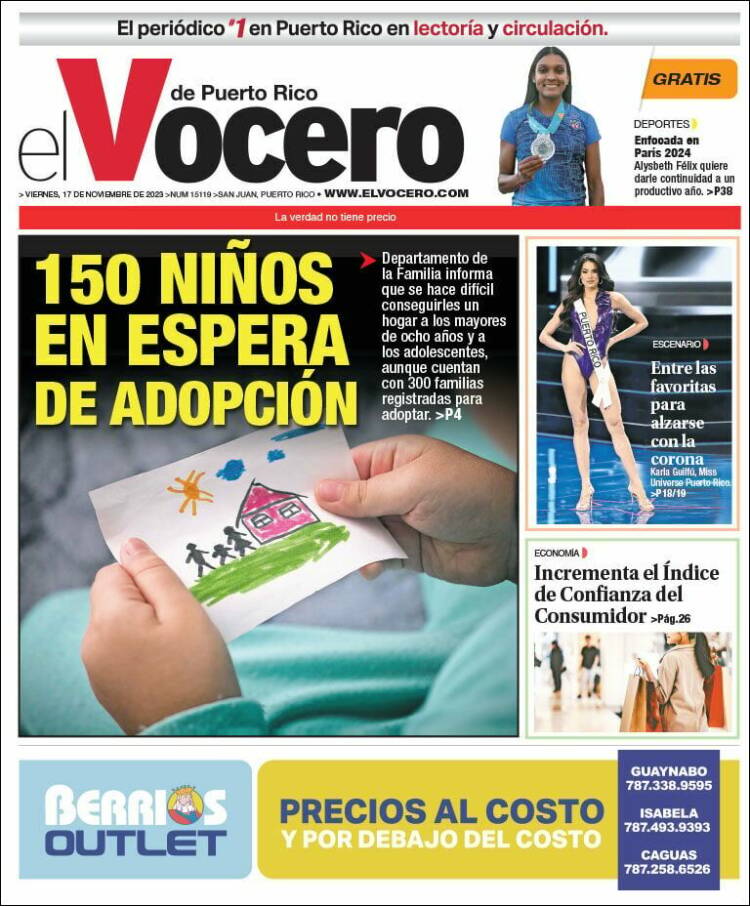 Portada de Vocero (Puerto Rico)