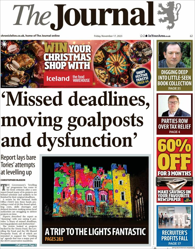 Portada de The Journal (Reino Unido)