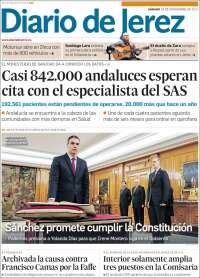Portada de Diario de Jerez (España)