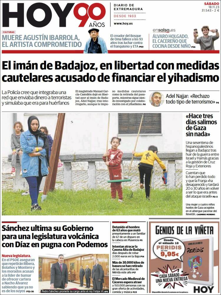 Portada de Hoy - Caceres (España)