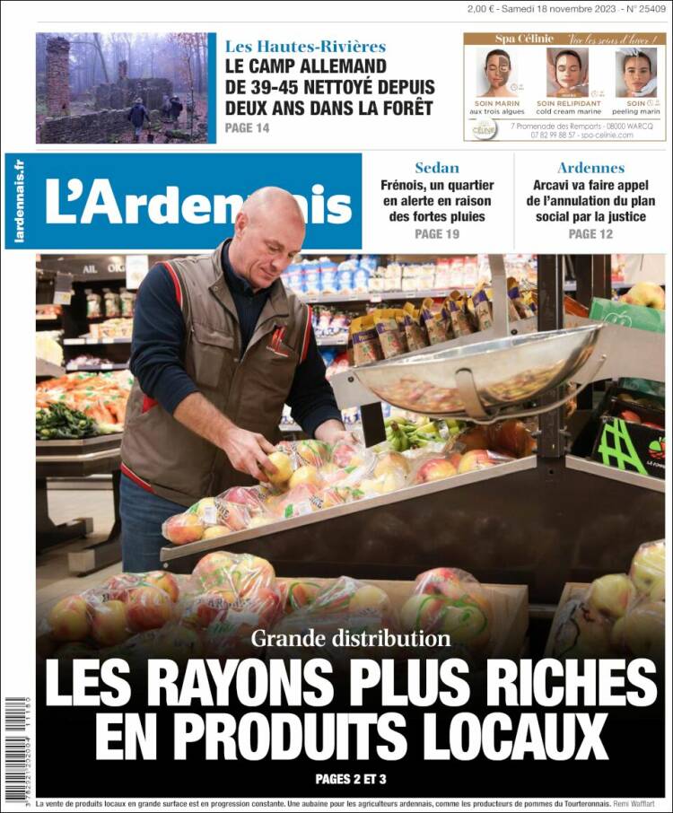 Portada de L'Ardenais (Francia)