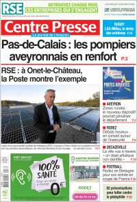 Portada de Centre Presse (Francia)