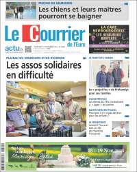 Portada de Le Courrier de l'Ouest (Francia)
